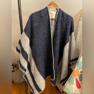 Warm Sweater Cape Poncho